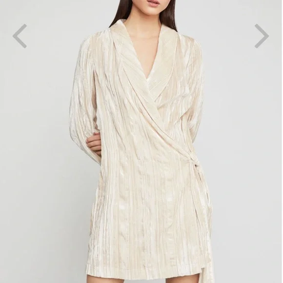 NWT Velvet Robe Wrap Dress | BCBG MAX AZRIA - Picture 1 of 6